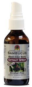 Natures Answer Kosher Sambucus Black Elder Berry Extract Spray  2 Fl. oz.
